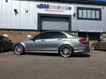 NEW 19 INCH VEEMANN V-FS28 ALLOY WHEELS IN SILVER MACHINED WITH DEEPER CONCAVE 9.5" REARS 5x112