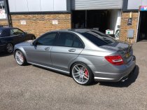 NEW 19 INCH VEEMANN V-FS28 ALLOY WHEELS IN SILVER MACHINED WITH DEEPER CONCAVE 9.5" REARS 5x112