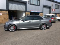 NEW 19 INCH VEEMANN V-FS28 ALLOY WHEELS IN SILVER MACHINED WITH DEEPER CONCAVE 9.5" REARS 5x112