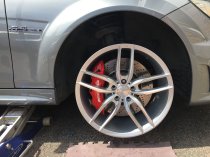 NEW 19 INCH VEEMANN V-FS28 ALLOY WHEELS IN SILVER MACHINED WITH DEEPER CONCAVE 9.5" REARS 5x112