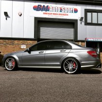 NEW 19 INCH VEEMANN V-FS28 ALLOY WHEELS IN SILVER MACHINED WITH DEEPER CONCAVE 9.5" REARS 5x112