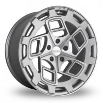 NEW 18 INCH RADI8 R8 CM9 ALLOY WHEELS IN MATT SILVER WITH POLISHED FACE 5x112