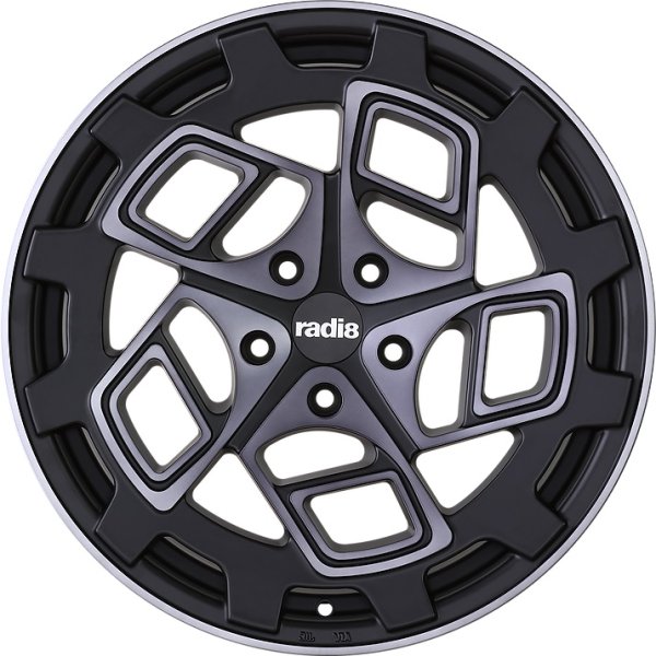 NEW 19 INCH RADI8 R8CM9 ALLOY WHEELS IN DARK MIST WITH MACHINED FACE 5x112