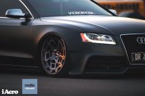 NEW 19 INCH RADI8 R8CM9 ALLOY WHEELS IN DARK MIST WITH MACHINED FACE 5x112