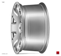 NEW 18 INCH ISPIRI CSR2 ALLOY WHEELS IN PURE SILVER WITH POLISHED LIP AND DEEPER CONCAVE 9.5" REAR OPTION 5x112