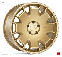 NEW 18″ ISPIRI CSR2 ALLOY WHEELS IN GOLD WITH POLISHED LIP AND DEEPER CONCAVE 9.5″ REAR OPTION