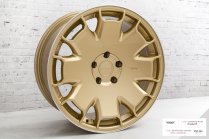 NEW 18" ISPIRI CSR2 ALLOY WHEELS IN GOLD WITH POLISHED LIP AND DEEPER CONCAVE 9.5" REAR OPTION