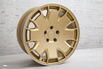 NEW 19" ISPIRI CSR2 ALLOY WHEELS IN VINTAGE GOLD WITH POLISHED LIP AND DEEPER CONCAVE 9.5" REAR OPTION