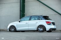 NEW 18 INCH ISPIRI CSR2 ALLOY WHEELS IN CARBON GRAPHITE WITH POLISHED LIP AND DEEPER CONCAVE 9.5" REAR 5x120