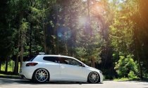 NEW 19 INCH VEEMANN V-FS27R ALLOY WHEELS IN SILVER MACHINED WITH DEEPER CONCAVE 9.5" REAR 5x120