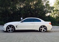 NEW 20 INCH VEEMANN V-FS8 ALLOY WHEELS IN SILVER MACHINED WITH DEEPER CONCAVE 10" REARS 5x120