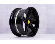 NEW 18 INCH VEEMANN V-FS31 ALLOY WHEELS IN GLOSS BLACK WITH DEEPER CONCAVE 9" REAR OPTION 5x112