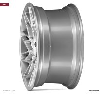 NEW 19 INCH VEEMANN V-FS29R ALLOY WHEELS IN SILVER MACHINED WITH DEEPER CONCAVE 9.5" REARS 5x120
