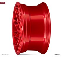 NEW 19 INCH VEEMANN V-FS29R ALLOY WHEELS IN CANDY RED WITH DEEPER CONCAVE 9.5" REARS 5x112