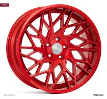NEW 19 INCH VEEMANN V-FS29R ALLOY WHEELS IN CANDY RED WITH DEEPER CONCAVE 9.5″ REARS 5x112