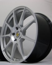 NEW 20" CADES TORA ALLOY WHEELS IN HYPER SILVER et28