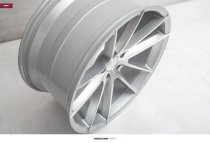 NEW 20" VEEMANN V-FS25 ALLOY WHEELS IN SILVER POLISHED WITH DEEP 10" REARS