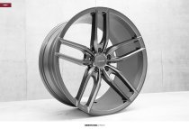 NEW 20 INCH VEEMANN V-FS28 ALLOY WHEELS IN GLOSS GRAPHITE WITH DEEP CONCAVE 10" REARS 5x120