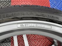 NEW 22 INCH VEEMANN V-FS28 ALLOY WHEELS IN GLOSS GRAPHITE WITH DEEPER CONCAVE 10.5" REARS INCLUDING PART WORN TYRES 5x120