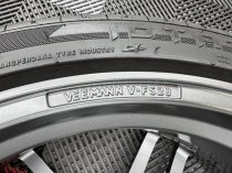 NEW 22 INCH VEEMANN V-FS28 ALLOY WHEELS IN GLOSS GRAPHITE WITH DEEPER CONCAVE 10.5" REARS INCLUDING PART WORN TYRES 5x120