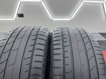 NEW 22 INCH VEEMANN V-FS28 ALLOY WHEELS IN GLOSS GRAPHITE WITH DEEPER CONCAVE 10.5" REARS INCLUDING PART WORN TYRES 5x120