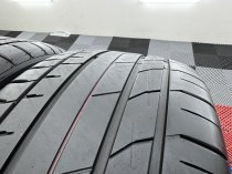 NEW 22 INCH VEEMANN V-FS28 ALLOY WHEELS IN GLOSS GRAPHITE WITH DEEPER CONCAVE 10.5" REARS INCLUDING PART WORN TYRES 5x120