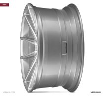 NEW 21 INCH VEEMANN V-FS4 ALLOY WHEELS IN SILVER MACHINED WITH DEEPER CONCAVE 10.5" REARS 5x112