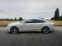 NEW 21 INCH VEEMANN V-FS4 ALLOY WHEELS IN SILVER MACHINED WITH DEEPER CONCAVE 10.5" REARS 5x112