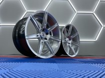 NEW 20 INCH ZITO ZS07 ALLOYS IN HYPER SILVER WITH DEEPER CONCAVE 11" REAR 5x120