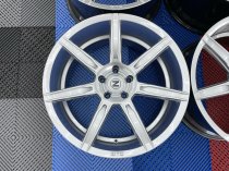 NEW 20 INCH ZITO ZS07 ALLOYS IN HYPER SILVER WITH DEEPER CONCAVE 11" REAR 5x120