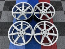 NEW 20 INCH ZITO ZS07 ALLOYS IN HYPER SILVER WITH DEEPER CONCAVE 11" REAR 5x120