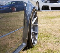 NEW 19 INCH VEEMANN V-FS23 ALLOY WHEELS IN GLOSS GRAPHITE, DEEP CONCAVE 9.5" ALL ROUND 5x112