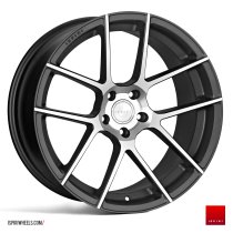 NEW 20" ISPIRI ISR6 ALLOY WHEELS IN SATIN GRAPHITE/SATIN POL WITH DEEPER CONCAVE 10" REARS