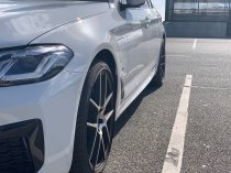 NEW 20 INCH ISPIRI ISR6 ALLOY WHEELS IN SATIN GRAPHITE WITH POLISHED FACE WITH DEEPER CONCAVE 10" REARS 5x112