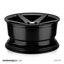 NEW 20 INCH ISPIRI ISR5 ALLOY WHEELS IN MATT BLACK WITH DEEPER CONCAVE 10" REARS 5x120