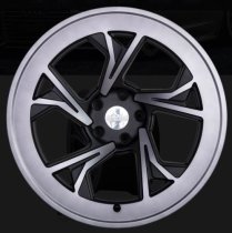 NEW 19 INCH RADI8 R8C5 ALLOY WHEELS IN DARK MIST WITH MACHINED FACE WITH DEEPER CONCAVE 10″ REARS 5x112