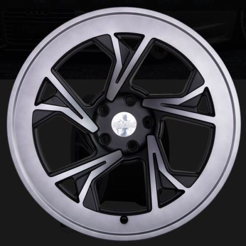 NEW 19 INCH RADI8 R8C5 ALLOY WHEELS IN DARK MIST WITH MACHINED FACE WITH DEEPER CONCAVE 10" REARS 5x112
