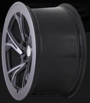 NEW 19 INCH RADI8 R8C5 ALLOY WHEELS IN DARK MIST WITH MACHINED FACE WITH DEEPER CONCAVE 10" REARS 5x112