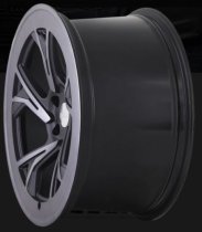 NEW 19" RADI8 R8C5 ALLOY WHEELS IN DARK MIST, WIDER 10" REARS