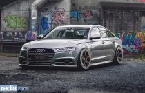 NEW 19 INCH RADI8 R8C5 ALLOY WHEELS IN DARK MIST WITH MACHINED FACE WITH DEEPER CONCAVE 10" REARS 5x112