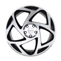 NEW 20 INCH RADI8 R8S5 ALLOY WHEELS IN GLOSS BLACK WITH POLISHED FACE AND DEEPER CONCAVE 10″ REARS 5x112