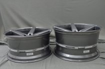 NEW 22" VEEMANN V-FS8 ALLOY WHEELS IN GLOSS GRAPHITE WITH DEEPER CONCAVE 12" REARS