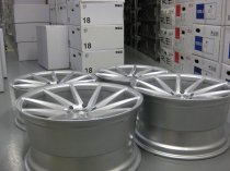 NEW 20 INCH OEMS CVT DIRECTIONAL ALLOY WHEELS IN SILVER WITH DEEPER CONCAVE 10.5" REAR 5x120