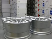 NEW 20 INCH OEMS CVT DIRECTIONAL ALLOY WHEELS IN SILVER WITH DEEPER CONCAVE 10.5" REAR 5x120