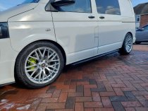 NEW 20 INCH AXE EX30 ALLOY WHEELS IN SILVER WITH POLISHED FACE AND DEEPER CONCAVE 10" REAR 5x120
