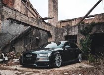 NEW 19 INCH VEEMANN V-FS34 ALLOY WHEELS IN SILVER MACHINED WITH DEEPER CONCAVE 9.5" REAR OPTION 5x112