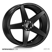 NEW 20 INCH ISPIRI ISR5 ALLOY WHEELS IN MATT BLACK WITH DEEPER CONCAVE 10" REARS 5x120