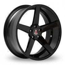 NEW 20 INCH AXE EX18 ALLOY WHEELS IN GLOSS BLACK WITH DEEPER CONCAVE 10.5" REAR OPTION