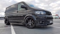 NEW 20 INCH AXE EX18 ALLOY WHEELS IN GLOSS BLACK WITH DEEPER CONCAVE 10.5" REAR OPTION
