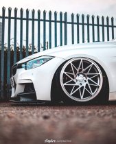 NEW 19 INCH VEEMANN V-FS35 ALLOY WHEELS IN SILVER MACHINED WITH DEEPER CONCAVE 9.5" REARS 5x120